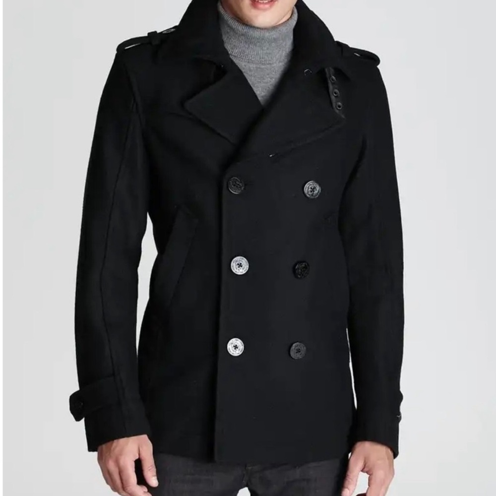 Men’s Diesel Double Breasted Pea Coat